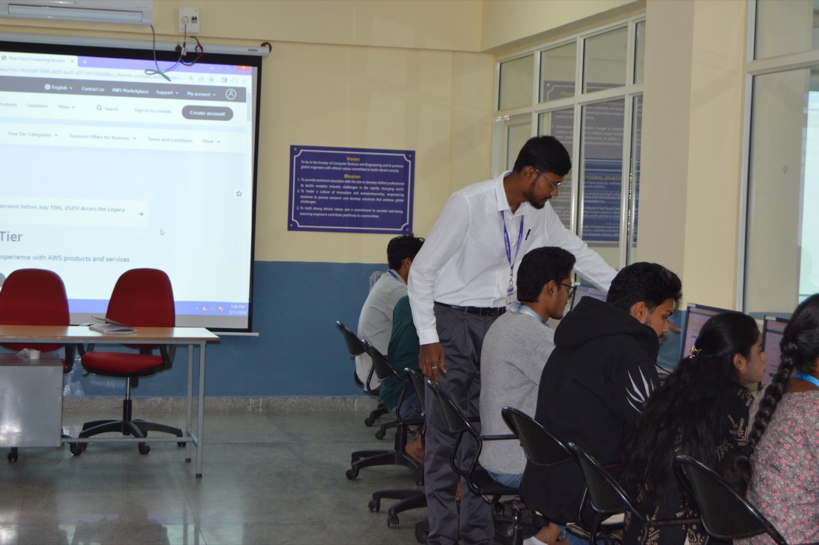 Cloud computing session